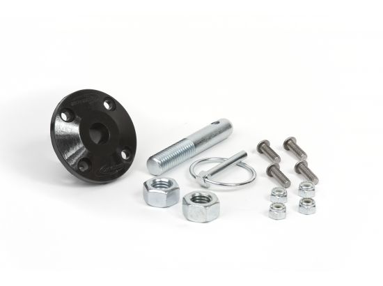 Hood Pin Kit Black Single Includes Polyurethane Isolator Pin Spring Clip and Related Hardware by Daystar