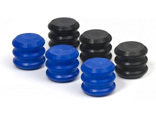 Stinger Bump Stop Rebuild Kit Includes 3 Black EVS Inserts and 3 Blue EVS Inserts by Daystar