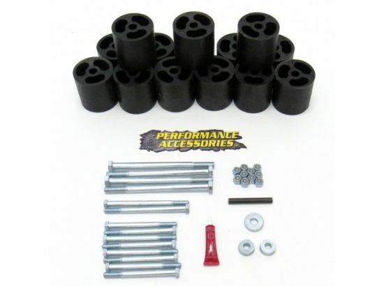 3 Inch Body Lift Kit for 1987-1993 Dodge Ram W100/W200 2WD/4WD Gas by Performance Accessories