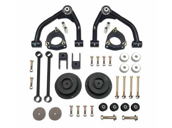 Tuff Country 14168 4" Uni-Ball Lift Kit by (fits models w/one piece cast steel upper control arms) (No Shocks) 4x4 for Chevy Suburban 1500 2014-2018