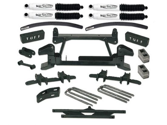 Tuff Country 16853 6" Lift Kit by (fits models with cast lower control arms) (No Shocks) (8lug) 4x4 for Chevy Suburban 2500 1992-1998