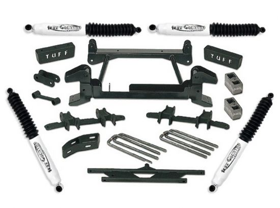 Tuff Country 14823 4" Lift Kit by (fits models with cast lower control arms) (No Shocks) (8 Lug) 4x4 for Chevy Truck K2500/3500 1988-1997