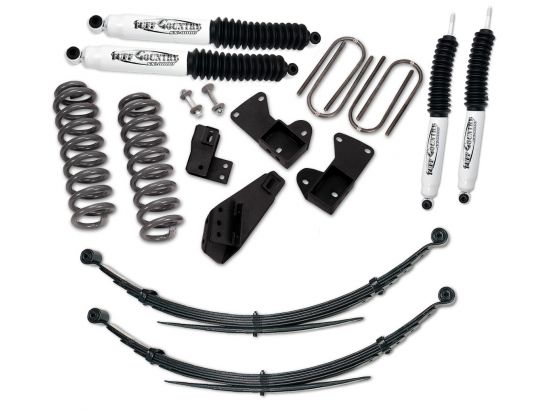 Tuff Country 22812K 2.5" Lift Kit with Rear Leaf Springs with No Shocks 4x4 for Ford Bronco 1981-1996