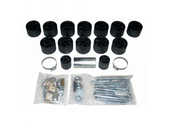 2 Inch Body Lift Kit for 1982-1993 Chevy S10 Pickup Standard Cab Only 2WD/4WD Gas by Performance Accessories