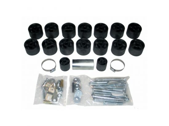 2 Inch Body Lift Kit for 1982-1993 Chevy S10 Pickup Extended Cab Only 2WD/4WD Gas by Performance Accessories