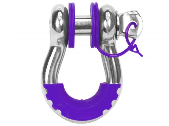 Fluorescent Purple D Ring Isolator w/Lock Washer Kit by Daystar