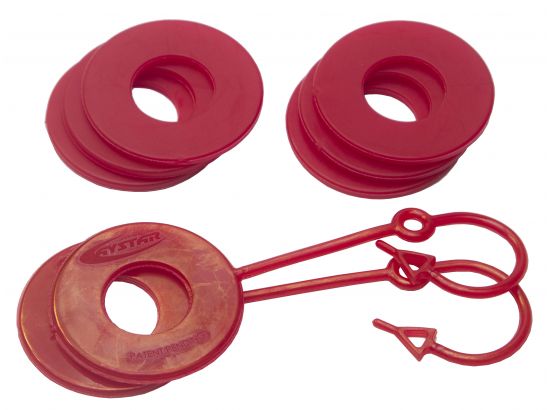Red D Ring Isolator w/Lock washer Kit by Daystar