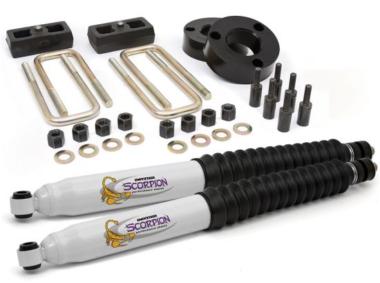 Daystar 2005-2022 Toyota Tacoma 4WD & PreRunner - 2.5" Lift Kit w/Rear Tuff Country Shock Absorbers