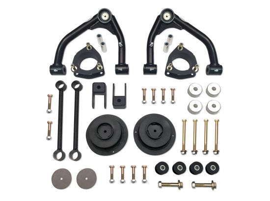 Tuff Country 14158KN 4" Lift Kit by (fits models w/one piece cast steel upper control arms) with SX8000 Shocks 4x4 for Chevy Suburban 1500 2014-2018