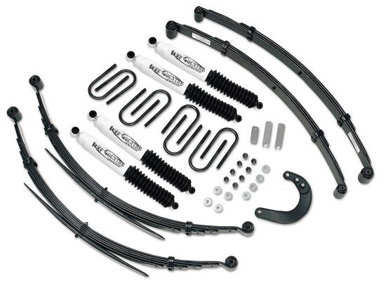 Tuff Country 14732KN 4" Lift Kit EZ-Ride by (fits models w/56" Long Rear springs) with SX8000 Shocks 4x4 for Chevy Blazer 1988-1991