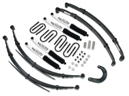 Tuff Country 16711KN 6" Lift Kit EZ-Ride by (fits models w/52" Long Rear springs) with SX8000 Shocks