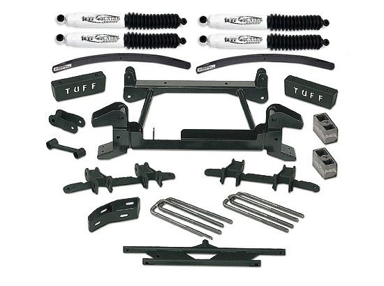 Tuff Country 16854KN 6" Lift Kit by (fits models with stamped lower control arms) with SX8000 Shocks (8lug) 4x4 for Chevy Suburban 2500 1992-1998