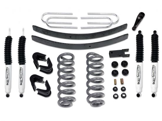 Tuff Country 24712K 4" Lift Kit by (fits models with 3" wide Rear springs) (No Shocks) 4x4 for Ford F-150 1973-1979