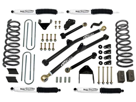 Tuff Country 36221KN 6" Long Arm Lift Kit with Coil Springs by (fits Vehicles Built July 1 2007 and Later) with SX8000 Shocks 4x4 for Dodge Ram 2500 2007-2008