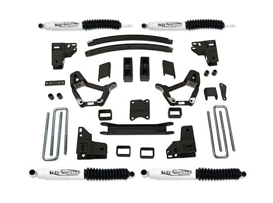 Tuff Country 54800KN 4" Lift Kit by (fits models with 2.5" wide Rear u-bolts) with SX8000 Shocks for Toyota 4Runner 1986-1989