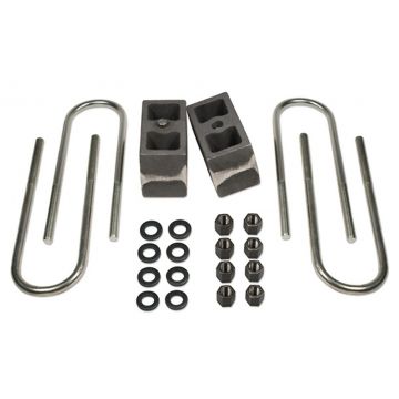 1999-2016 Ford F350 4wd (with factory overloads) - Tuff Country 5.5" Rear Block & U-Bolt Kit - Tuff Country Tapered