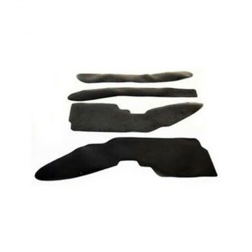 Gap Guards Black Polyurethane for 1986-1990 Nissan Pathfinder 4WD Only Gas by Performance Accessories