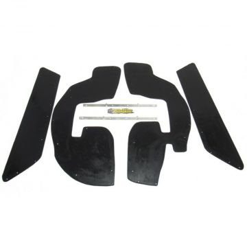 Gap Guards Black Polyurethane for 2007-2021 Toyota Tundra All Cabs 2WD/4WD Gas by Performance Accessories