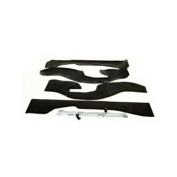 Gap Guards Black Polyurethane for 2005-2015 Toyota Tacoma All Cabs 2WD/4WD Gas by Performance Accessories