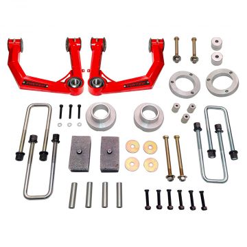 Tuff Country 54910TTKN  4" Lift Kit with Toytec Uni-Ball Boxed Upper Control Arms and Shocks for Toyota Tacoma 2005-2023