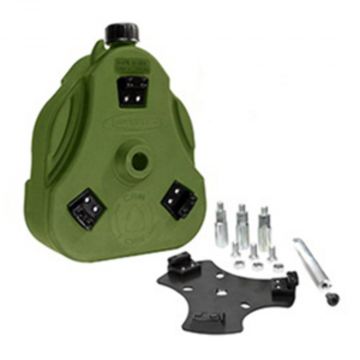 2007-2014 Toyota FJ Cruiser Cam Can Green Complete Kit Non-Flammable Liquids Includes Spout by Daystar