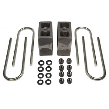 Tuff Country 97060 5.5" Rear Block & U-Bolt Kit (w/o factory overloads) - Non Tapered