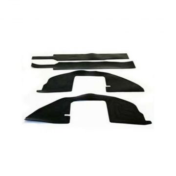 Gap Guards Black Polyurethane for 2005-2016 Nissan Frontier King/Crew Cabs 2WD/4WD Gas by Performance Accessories