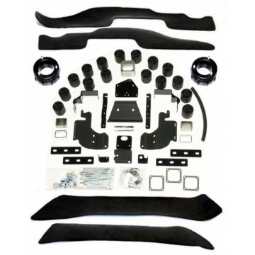 1997-2001 Dodge Ram 1500 4WD Gas Motor (Excludes 99-00 Sport) - 5" Premium Lift System (Body Lift Kit / Leveling Kit Combo)