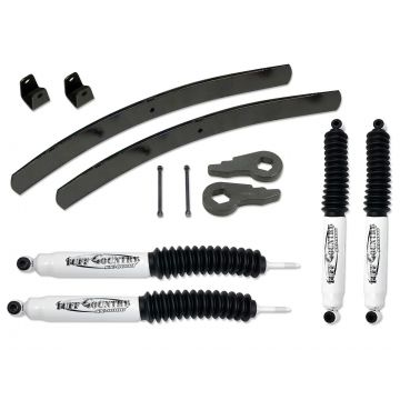 Tuff Country 12924 2" Lift Kit (w/Rear add-a-leafs) with No Shocks (vehicle has non-purple marked factory torsion bar keys) 4x4 & 2wd for Chevy Silverado 2500HD 2001-2010