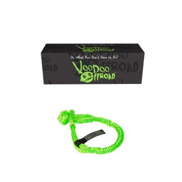 VooDoo Offroad 1500001A 1/2 inch x 8" Green Soft Shackles