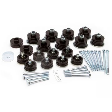 2008-2016 Ford F250 4wd & 2wd (all cabs) - Daystar Polyurethane Body Mounts (includes hardware & sleeves) - Black