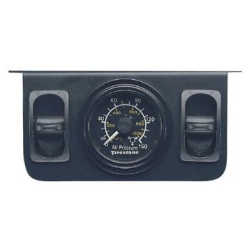 Dual Control Panel (black face) - Pneumatic (use with air tank)