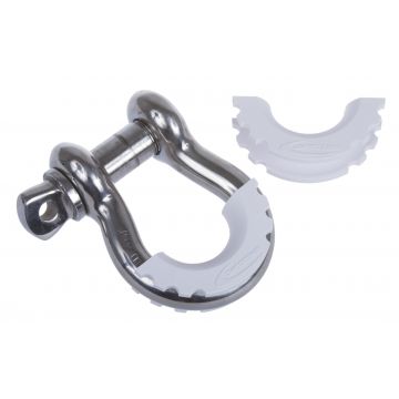 D-Ring Shackle Isolator White Pair by Daystar