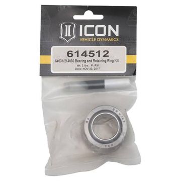 Icon Vehicle Dynamics 614512 64031/214030 Bearing and Ret Ring Kit