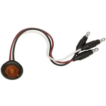MCE Fenders LED2 3/4" LED Dual Function Marker and Turn Signal - Amber