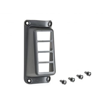 2007-2018 Jeep Wrangler JK 2WD/4WD - A-Pillar Rocker Switch Pod (Switches Sold Separate) by Daystar