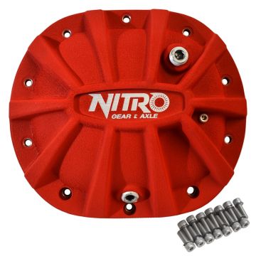 Chrysler 8.25 Inch Nitro X-treme Diff Cover Red Nitro Gear