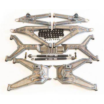 HCR Racing +2" Forward High Clearance Front A-Arm Kit and Rear A-Arms with Built-In Lift for Polaris Ranger 2021-2022