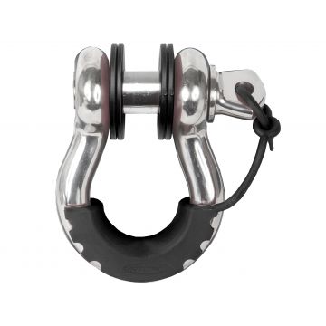 Black Locking D Ring Isolator Pair w/Washer Kit by Daystar KU70059BK