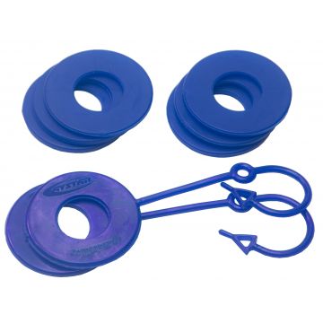 Blue D Ring Isolator w/Lock washer Kit by Daystar KU70061RB