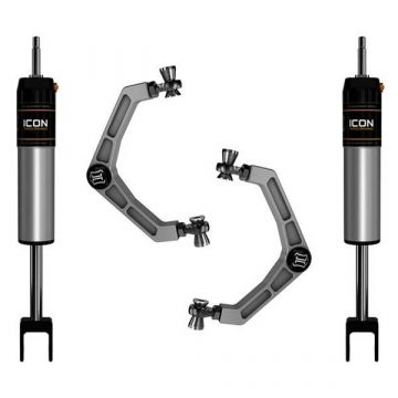 Icon Vehicle Dynamics 78732 0-2" Internal Shock System with Billet Upper Control Arms