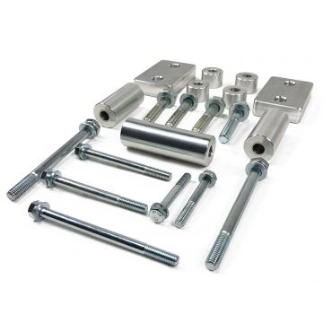 2007-2021 Toyota Tundra 4x4 (with TRD Pro Skid Plate) - Tuff Country Front Skid Plate Drop Kit