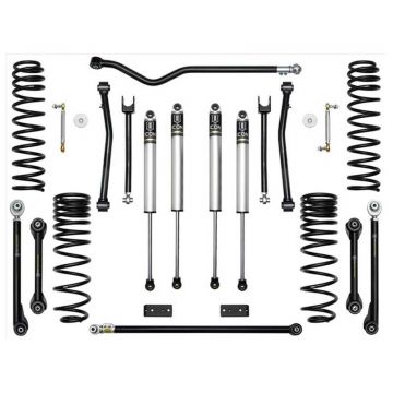 Icon K22105T 2.5" Stage 5 Suspension System with Tubular Upper Control Arms for Jeep Gladiator JT 2020-2024