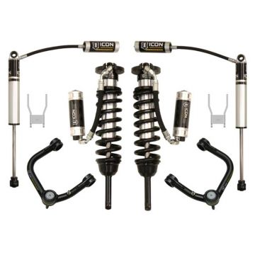 Icon K53140T 0-3" Stage 5 Suspension System with Tubular UCA for Toyota Hilux 2005-2011