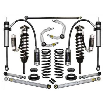Icon K53177 0-3.5" Stage 7 Suspension System with Billet Upper Control Arms for Lexus GX470 2003-2009