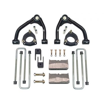 2007-2018 Chevy Silverado 1500 2wd - 4" Lift Kit by Tuff Country (fits models with 1 piece OE cast steel upper arms) (SX8000 Shocks)