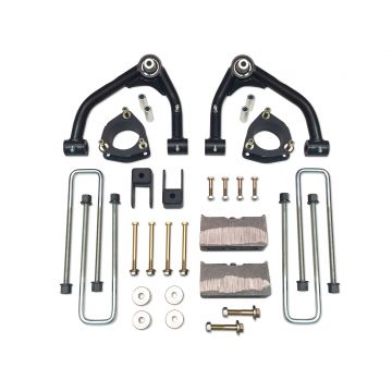 2014-2018 Chevy Silverado 1500 4wd - 4" Uni-Lift Kit by Tuff Country (fits models with 1 Piece OE cast steel upper arms) (SX8000 Shocks)