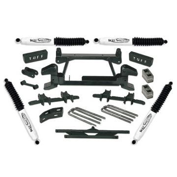 Tuff Country 14853KN 4" Lift Kit by (fits models with cast lower control arms) with SX8000 Shocks (8lug) 4x4 for Chevy Suburban 2500 1992-1998