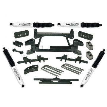 Tuff Country 14854KN 4" Lift Kit by (fits models with stamped lower control arms) with SX8000 Shocks (8lug) 4x4 for Chevy Suburban 2500 1992-1998