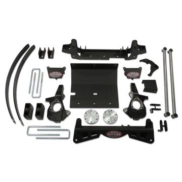 2006 GMC Sierra 1500 4x4 - 6" Lift Kit (w/3-piece sub frame) by Tuff Country (fits models with factory air ride shocks)